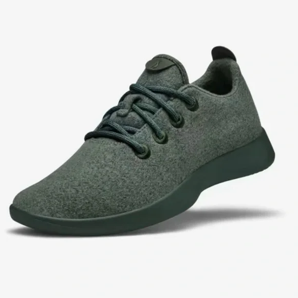 ALLBIRDS Limited Edition Tuke Matcha/MatchaSole Wool Runners Sneakers Size 13 - Picture 1 of 7